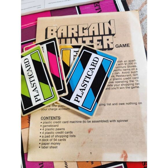 Vintage 1981 BARGAIN HUNTER Board Game MILTON BRADLEY Complete - Picture 6 of 8